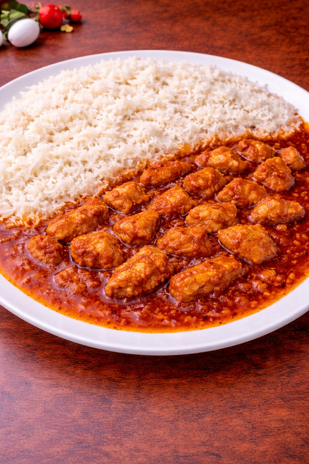 Ghanaian Rice with Chicken Stew Recipe